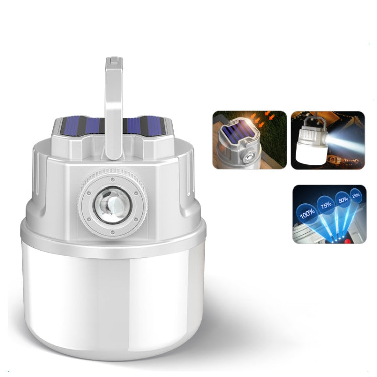 C51 多功能太陽能露營燈可變焦防水帳篷燈