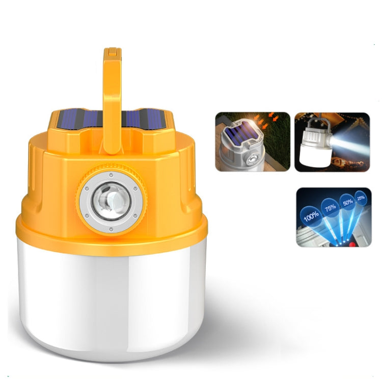 C51 多功能太陽能露營燈可變焦防水帳篷燈