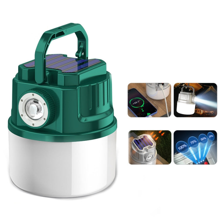 C52 多功能太陽能露營燈可變焦防水帳篷燈帶USB輸出