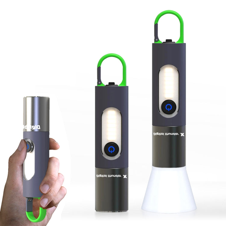 XHP50  戶外多功能手電筒伸縮調焦露營燈罩工作側燈帶燈罩