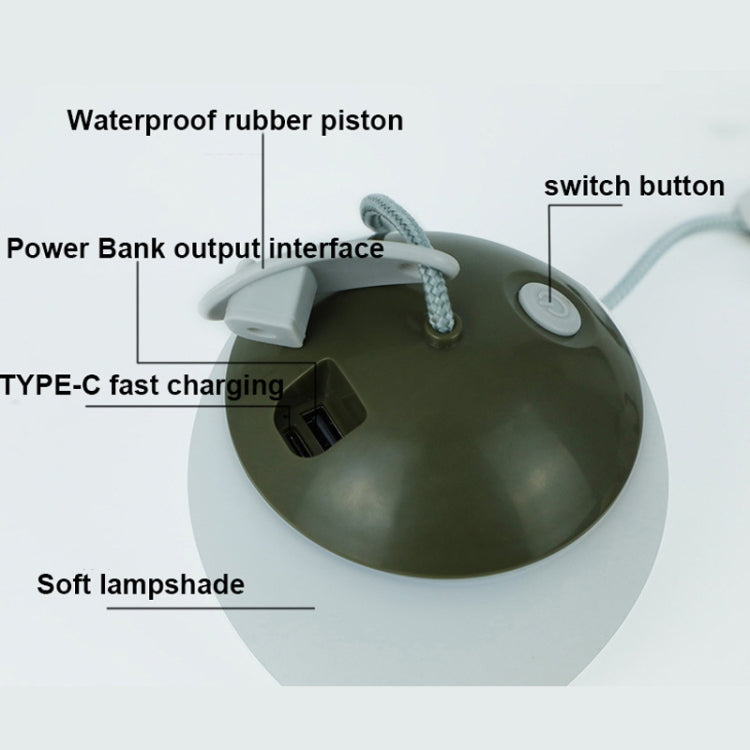 多功能野營燈復古USB充電led帳篷馬燈手提燈