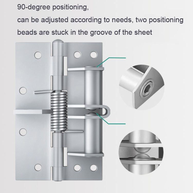 4寸多功能閉門器自動關門合頁