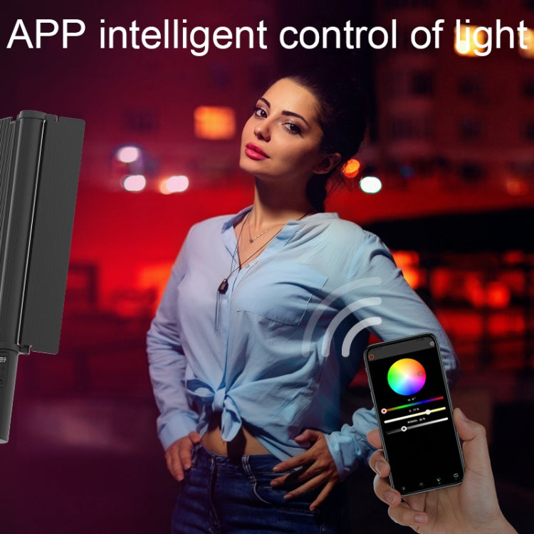 24W 72顆燈珠LED手持全彩RGB棒燈攝影燈 帶遮光恭弘=叶 恭弘