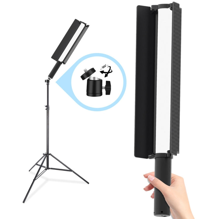 24W 72顆燈珠LED手持全彩RGB棒燈攝影燈 帶遮光恭弘=叶 恭弘