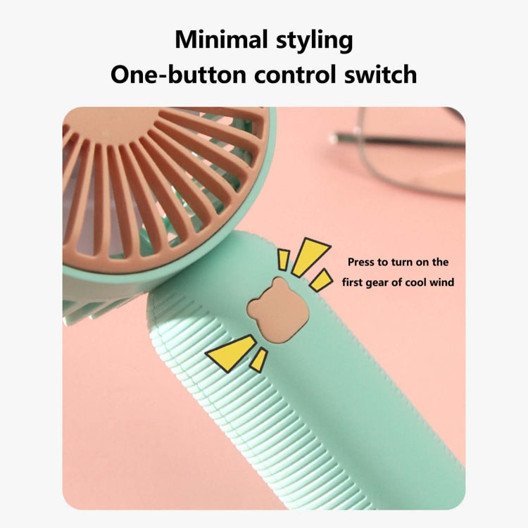 手持USB充電便攜桌面小電風扇