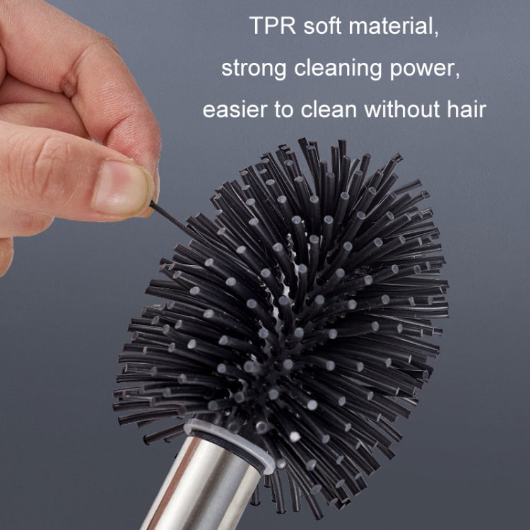 衛生間不銹鋼底座防漏水馬桶刷套裝