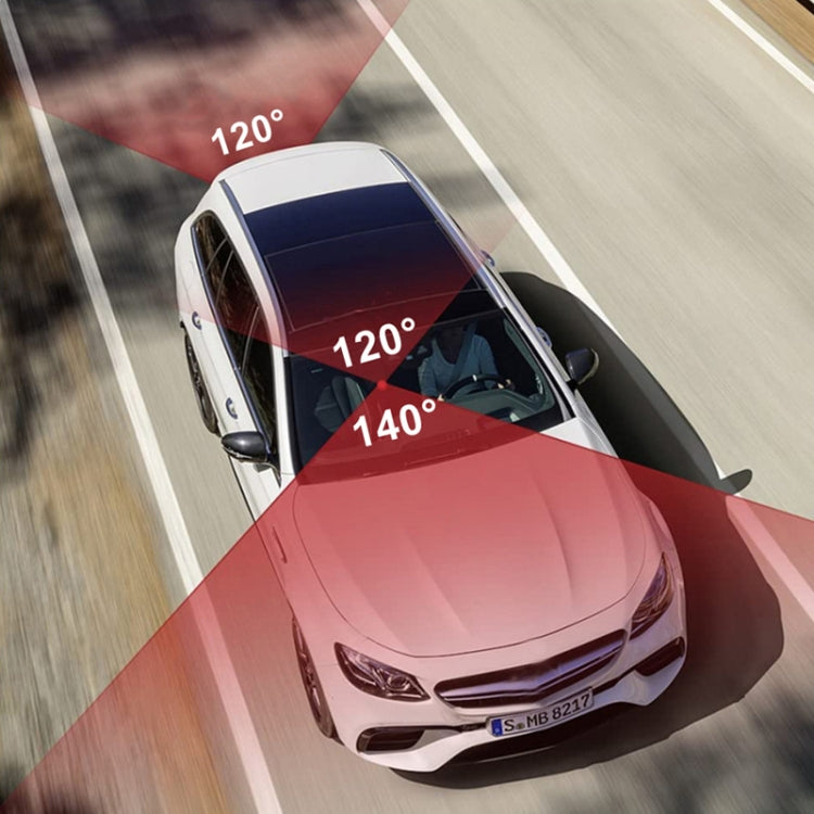 3鏡頭錄像高清1080P多國語言行車記錄儀