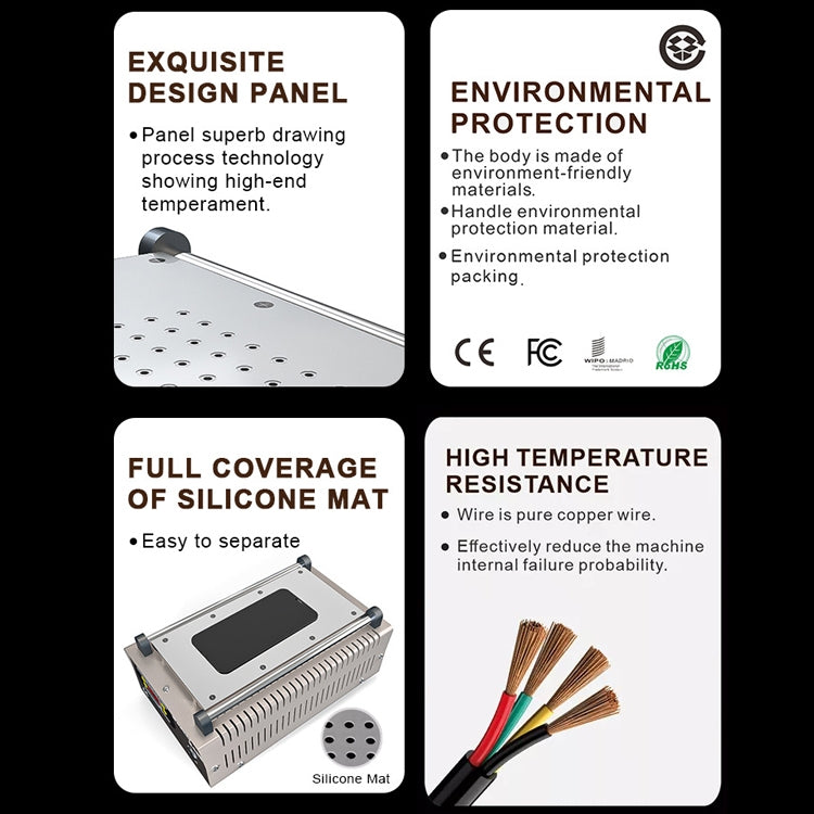 巴酷BA-948E手機液晶分離機平板显示屏分離器加熱板