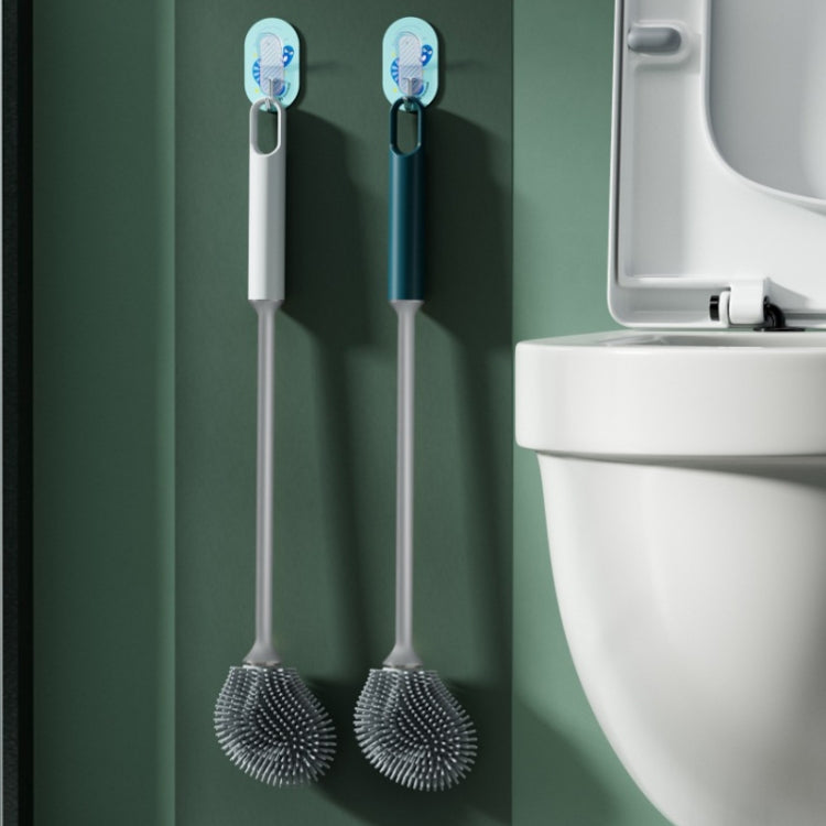 長柄家用衛生間軟膠馬桶清潔刷