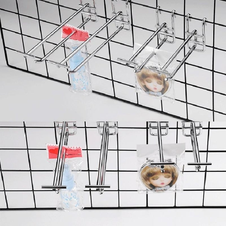 不銹鋼色雙線網片掛鈎