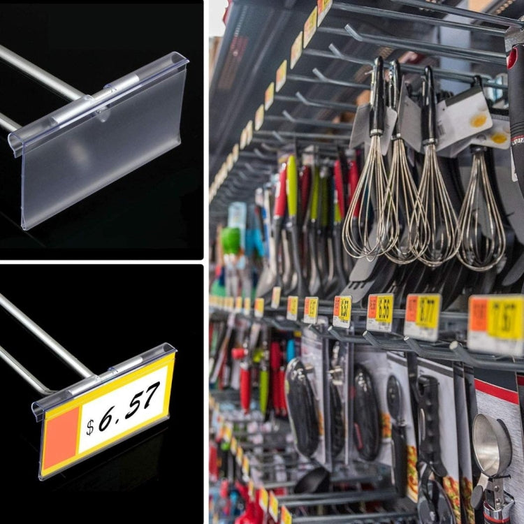 超市雙線掛鈎價格牌展示