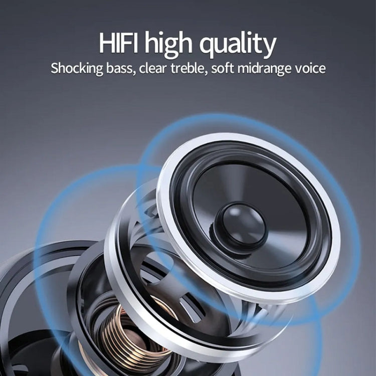 空氣傳導掛耳式LED數顯無線ENC降噪運動藍牙耳機