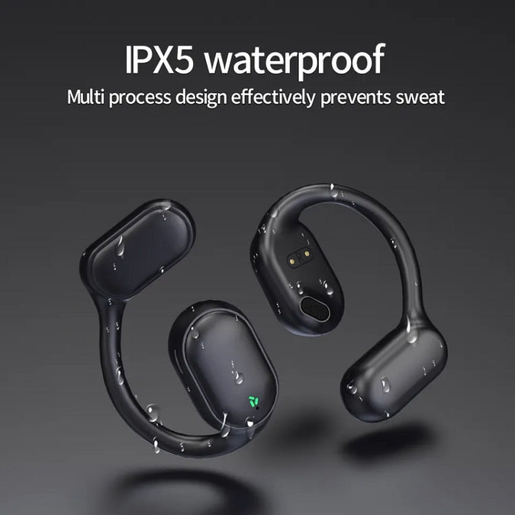 空氣傳導掛耳式LED數顯無線ENC降噪運動藍牙耳機