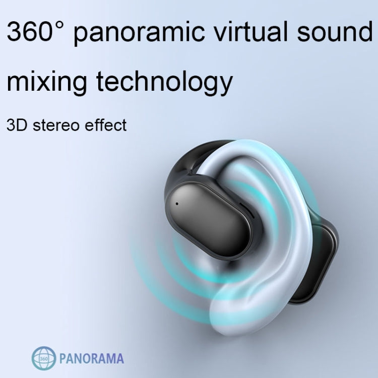 空氣傳導掛耳式LED數顯無線ENC降噪運動藍牙耳機