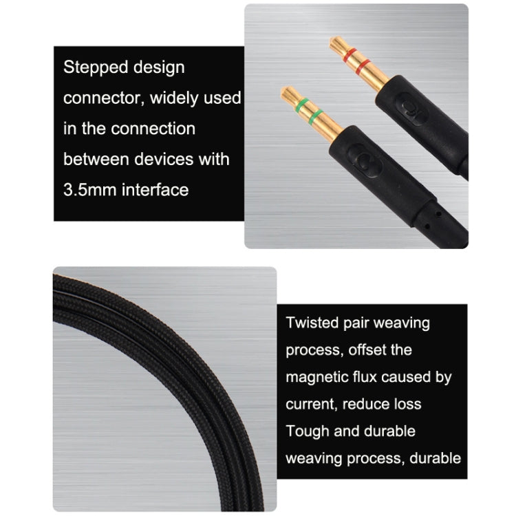 適用於金士頓戰斧 阿爾法 Cloud II 3.5mm二合一音頻線