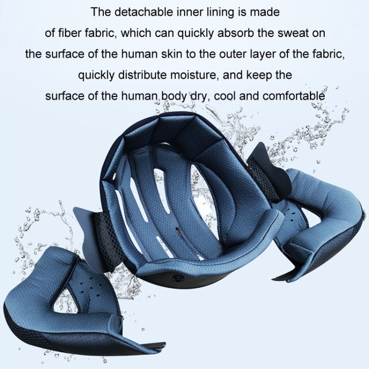 KUQIBAO 摩托車藍牙耳機雙鏡片頭盔 帶辮子