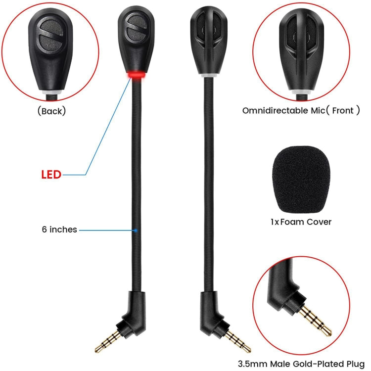 適用金士頓 / Flight S / 天箭S 遊戲耳機降噪咪頭戴耳機帶燈麥克風