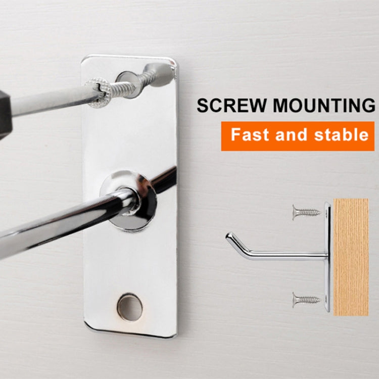 2pcs 6mm粗釘牆展示飾品掛鈎單線鈎