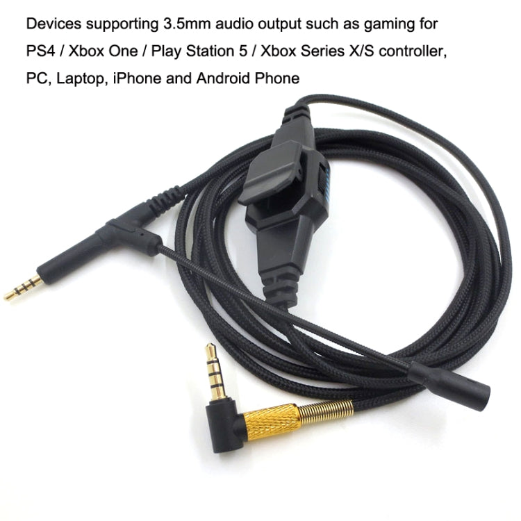 適用博士700 / QC25 / QC35 / OE2 3.5mm to 2.5mm遊戲耳機音頻線