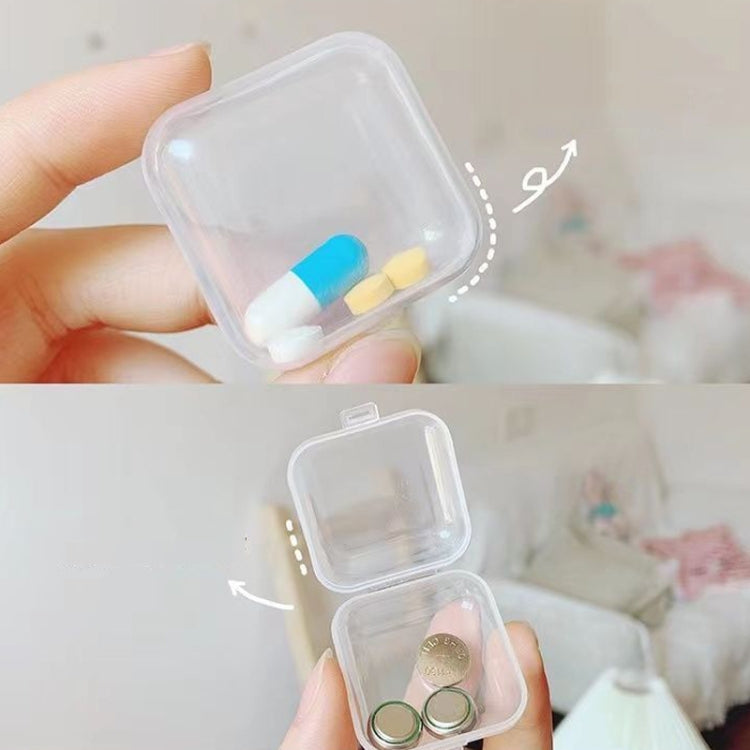 10個賣 透明飾品收納盒首飾盒旅行便攜小盒子