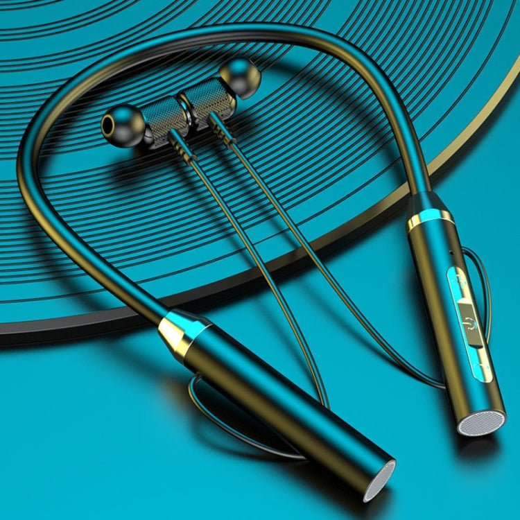 無線掛脖長續航運動雙耳藍牙耳機