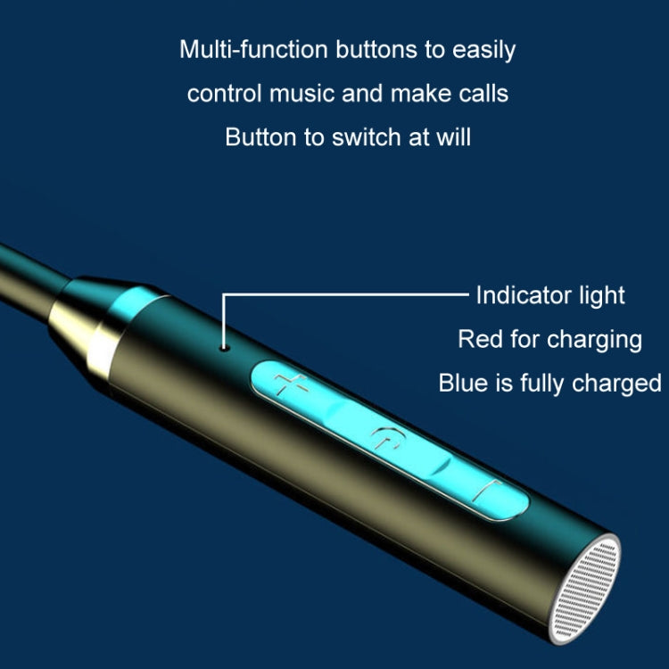 無線掛脖長續航運動雙耳藍牙耳機
