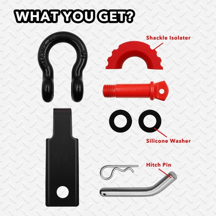 實心拖車臂 越野車后杠改裝牽引連接器