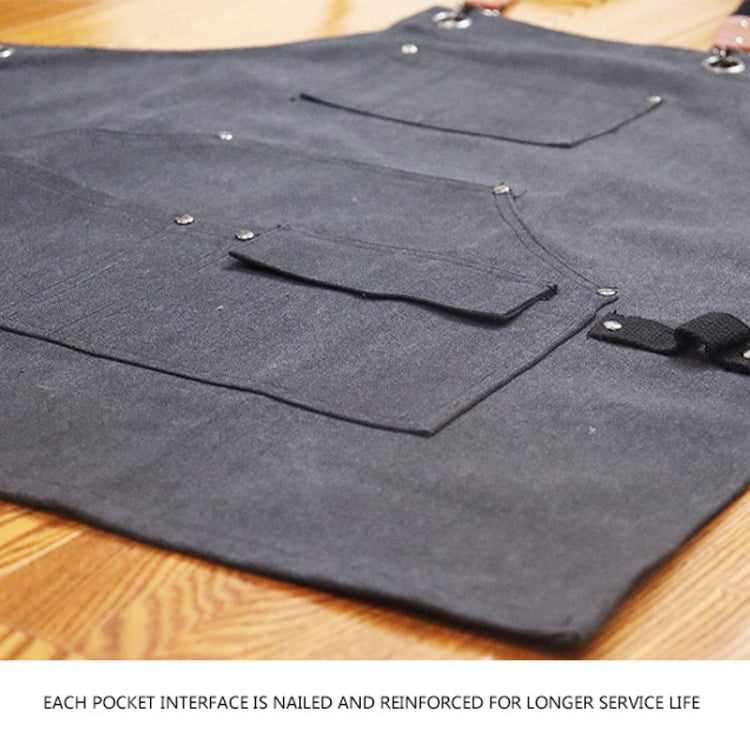 木工電工園林厚帆布工作服圍裙