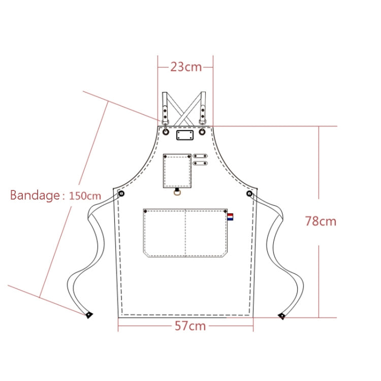 花藝奶茶烘焙工作服圍裙