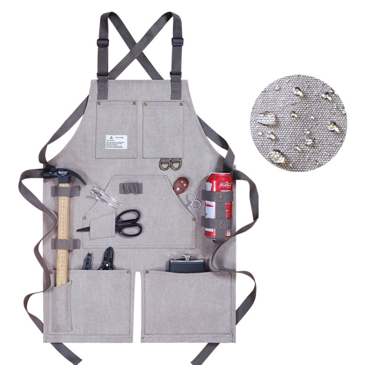 厚帆布工作服工匠圍裙