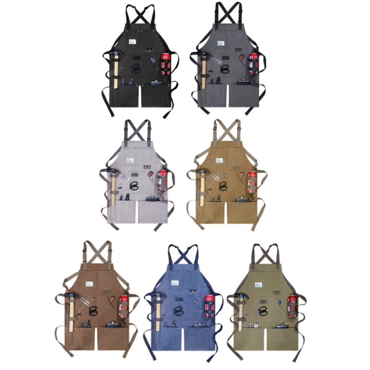 厚帆布工作服工匠圍裙