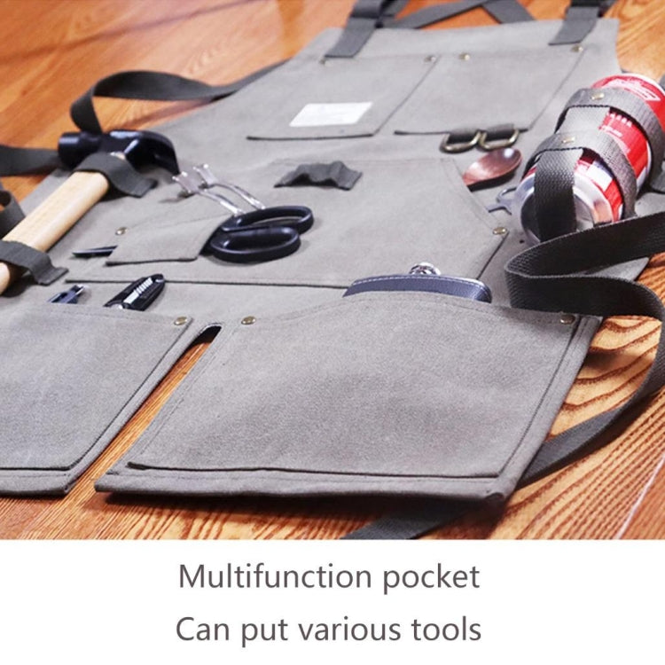 厚帆布工作服工匠圍裙