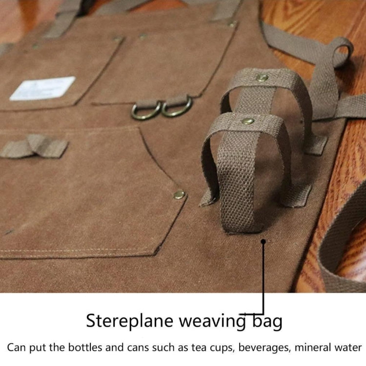 厚帆布工作服工匠圍裙