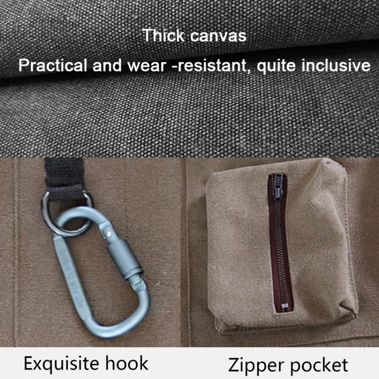 帆布電工皮匠多口袋工具圍裙