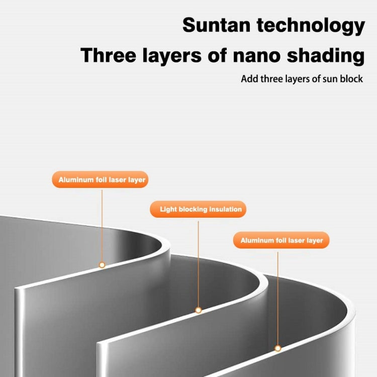 吸盤式伸縮汽車防晒遮光窗帘