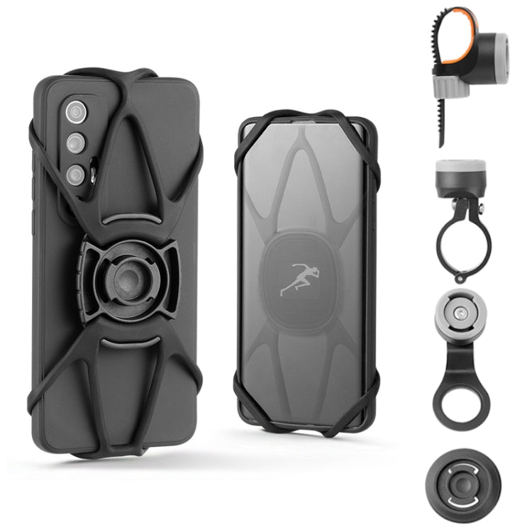 自行車防震硅膠騎行固定手機支架