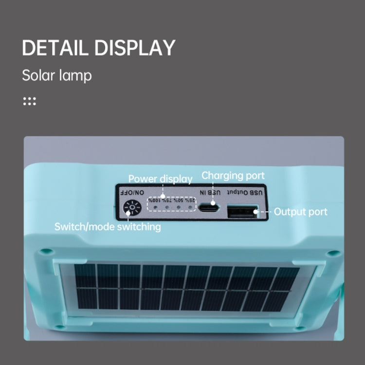 太陽能投光燈 便攜手電筒應急工作燈