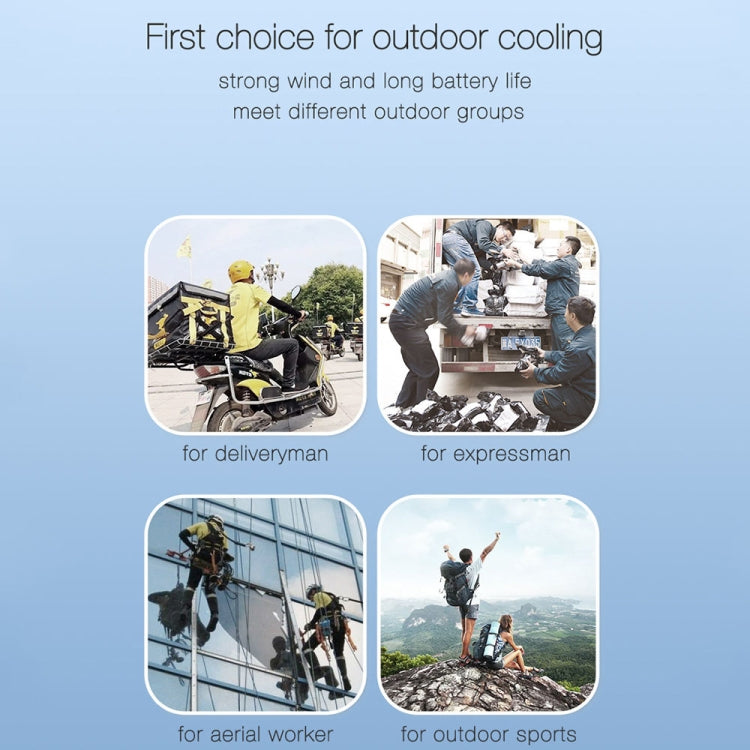 戶外便攜式掛腰大風力無恭弘=叶 恭弘掛脖風扇 帶移動電源功能