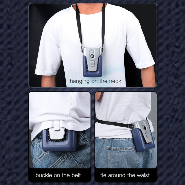 戶外便攜式掛腰大風力無恭弘=叶 恭弘掛脖風扇 帶移動電源功能