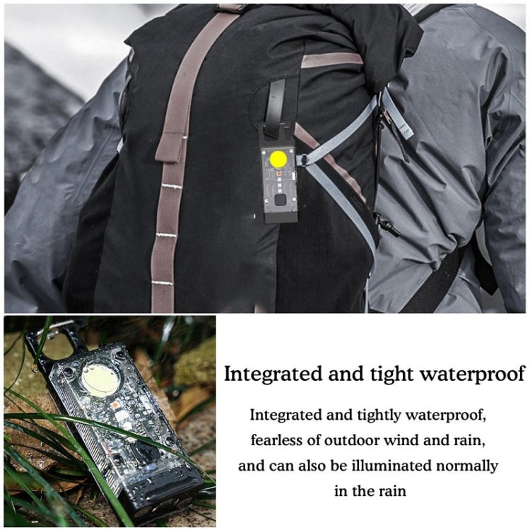 戶外露營多功能太陽能高亮迷你鑰匙扣燈