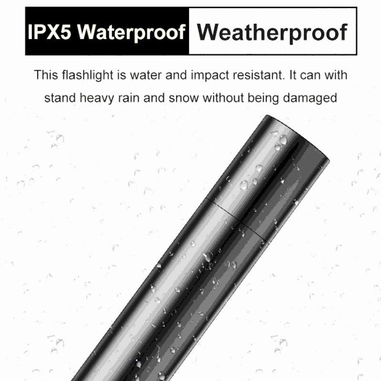 1800mAh LED戶外強光照明鋰電池手電筒