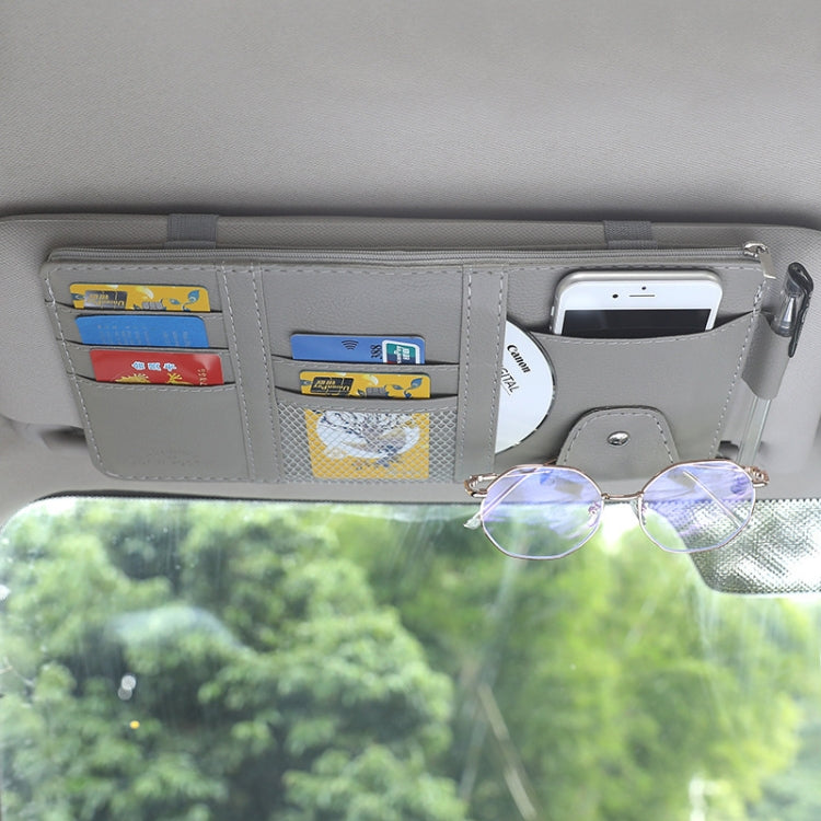 汽車遮陽板裝飾收納票據眼鏡夾