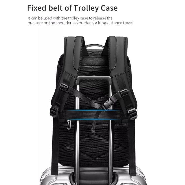 商務大容量旅行包 多功能防水筆記本電腦背包 帶USB接口