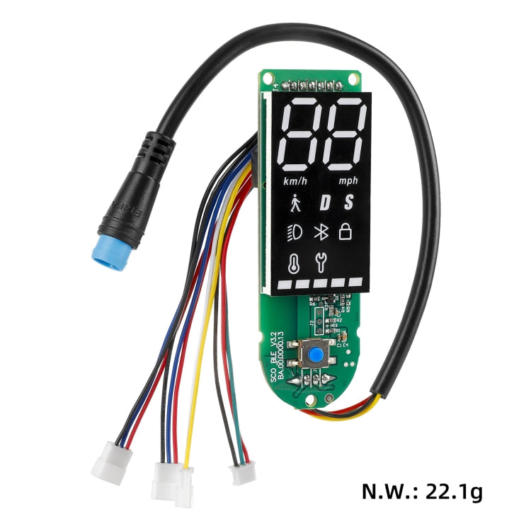 適用於小米電動滑板車pro/pro2/1S 四線雙剎車藍牙板套裝線路板儀錶面板