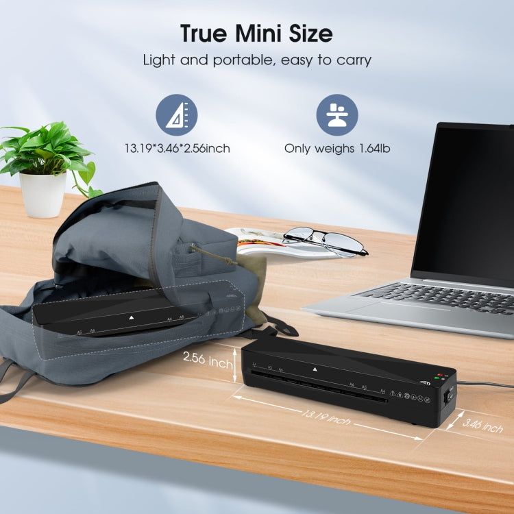 9寸A4 迷你照片塑封機全自動小型覆膜機相片過膠機家用過塑機