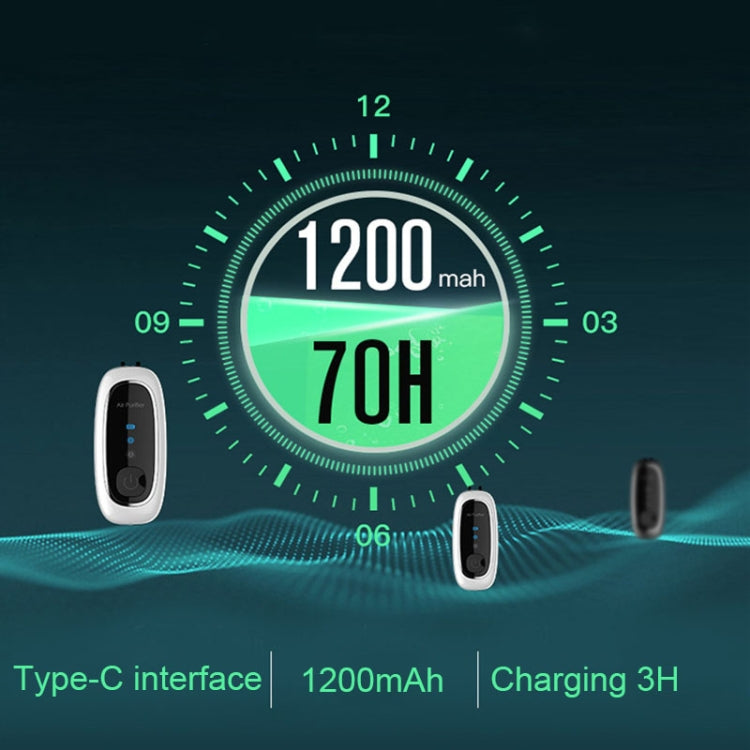 升級雙刷負離子空氣凈化器 掛脖小型便攜式空氣凈化器