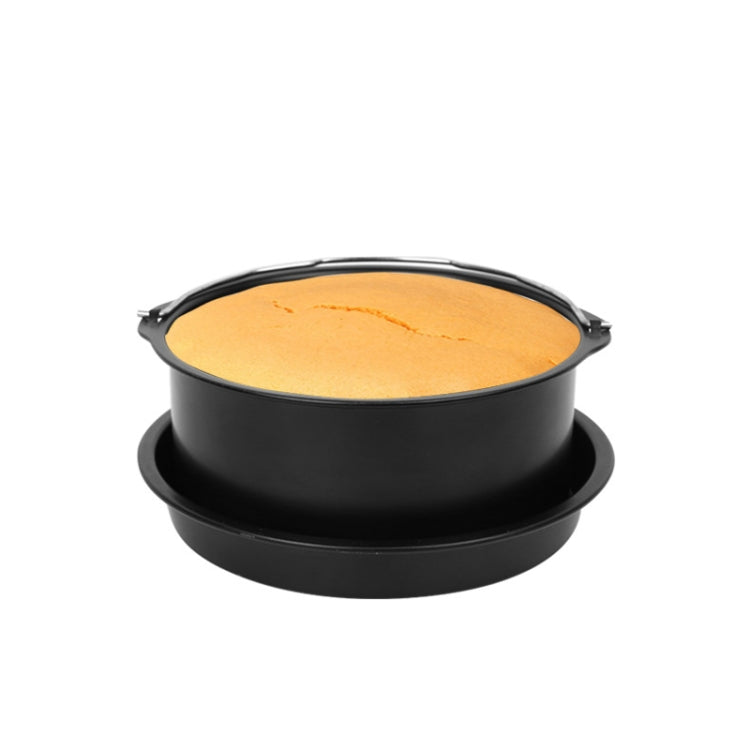 帶提手蛋糕籃+披薩盤空氣炸鍋配件套裝烘焙用具