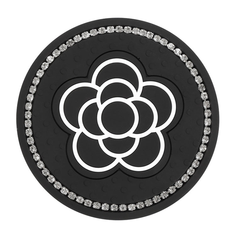 車載水杯防滑墊 門槽內飾改裝墊 帶鑽