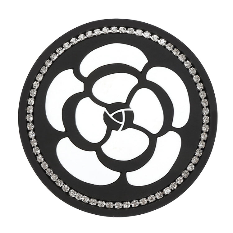 車載水杯防滑墊 門槽內飾改裝墊 帶鑽