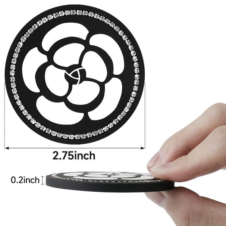 車載水杯防滑墊 門槽內飾改裝墊 帶鑽